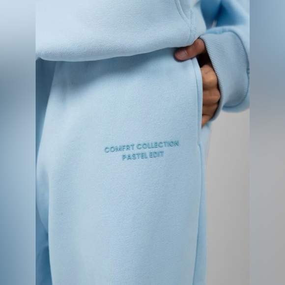 Comfrt Baby Blue Pastel Straight Leg Sweatpants - S - Picture 3 of 10